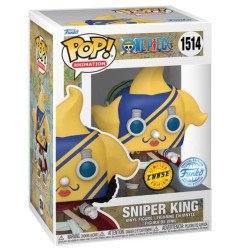 One Piece POP! Animation Vinyl Figuren OP Sniper King 1514 CHASE