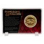 Dungeons & Dragons Moneda 50º Aniversario con Impresión en Color Edición Chapada en Oro de 24K 4 cm