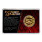 Dungeons & Dragons Moneda 50º Aniversario con Impresión en Color Edición Chapada en Oro de 24K 4 cm Dungeons & Dragons Moneda 50º Aniversario con Impresión en Color Edición Chapada en Oro de 24K 4 cm