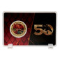 Dungeons & Dragons Moneda 50º Aniversario con Impresión en Color Edición Chapada en Oro de 24K 4 cm Dungeons & Dragons Moneda 50º Aniversario con Impresión en Color Edición Chapada en Oro de 24K 4 cm