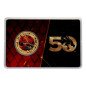 Dungeons & Dragons Moneda 50th Anniversary with Colour Print 24k Gold Plated Edition 4 cm