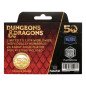 Dungeons & Dragons Moneda 50th Anniversary with Colour Print 24k Gold Plated Edition 4 cm