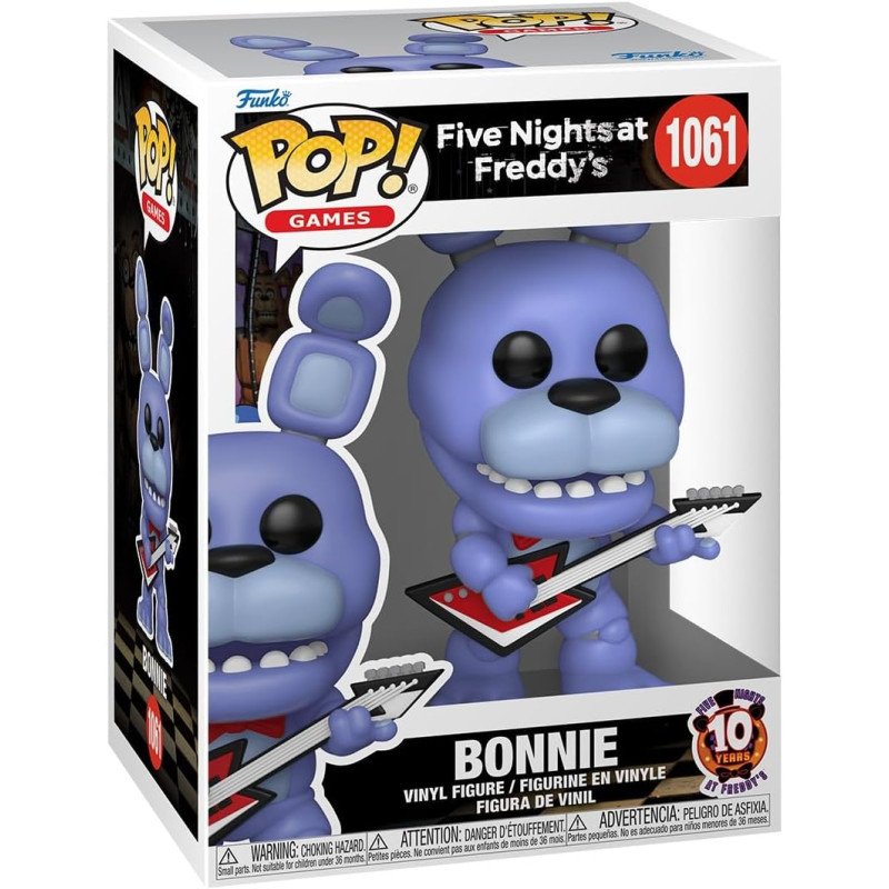 Five Nights at Freddy's POP! Vinyl Figurine 10th Anniversary - Bonnie 1061 Five Nights at Freddy's POP! Vinyl Figurine 10th Anniversary - Bonnie 1061