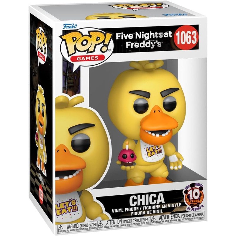 Five Nights at Freddy's POP! Vinyl Figura 10th Anniversary - Chica 1063 Five Nights at Freddy's POP! Vinyl Figura 10th Anniversary - Chica 1063