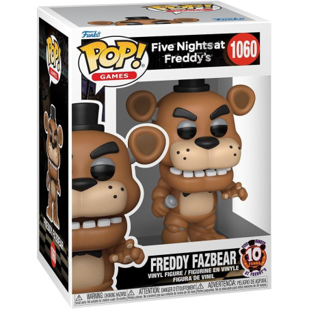 Five Nights at Freddy's POP! Vinyl Figurine 10th Anniversary - Freddy 1060