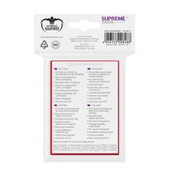 Ultimate Guard Supreme UX Sleeves Fundas de Cartas Tamaño Estándar Rojo (50)