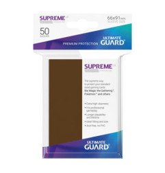 Ultimate Guard Supreme Sleeves Fundas de Cartas Tamaño Estándar Marrón (50)