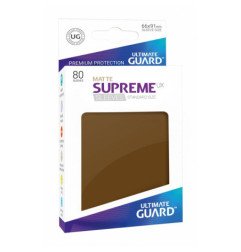 Ultimate Guard Supreme UX Sleeves Fundas de Cartas Tamaño Estándar Marrón Mate (80)