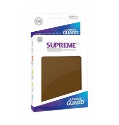 Ultimate Guard Supreme Sleeves Fundas de Cartas Tamaño Estándar Marrón (80)