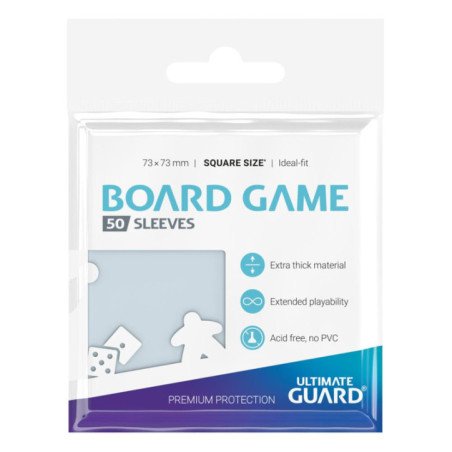 Ultimate Guard Premium Soft Sleeves Fundas de Cartas del Juego de Mesa Cuadrado (50)