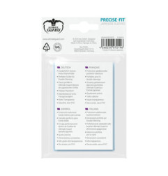 Ultimate Guard Precise-Fit Sleeves Fundas de Cartas Tamaño Japonés Transparente (100)