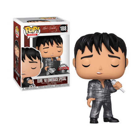 Elvis Presley POP! Rocks Vinyl Figurine '68 Comeback Special