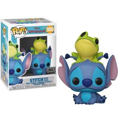 Lilo & Stitch Figura POP! Vinyl Stitch w/Frog