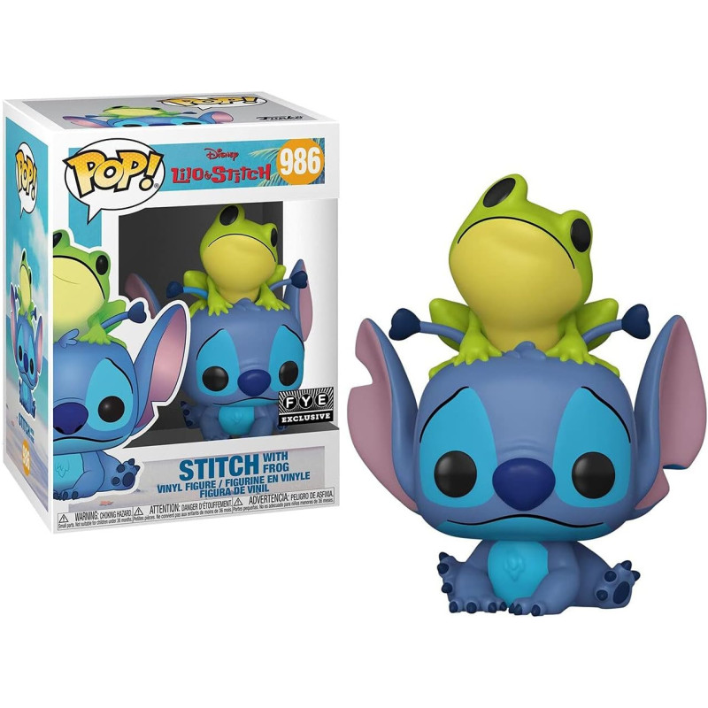 Lilo & Stitch Figura POP! Vinyl Stitch w/Frog Lilo & Stitch Figura POP! Vinyl Stitch w/Frog