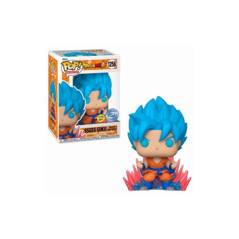 Dragon Ball Super POP! Animation Vinyl Figurine SSGSS Goku (Kaio-Ken Times Twenty)(GW)