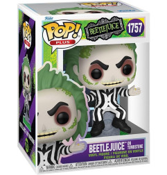 Beetlejuice Figurine POP! Plus Movies Vinyl Beetlejuice w/tombstone
