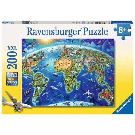 Ravensburger Puzzle Vista del mundo desde arriba 200 piezas