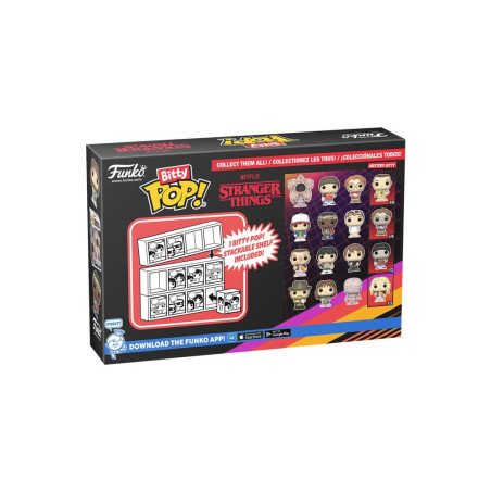 Stranger Things 4-Figure Bitty POP! Vinyl Pack Hopper 3