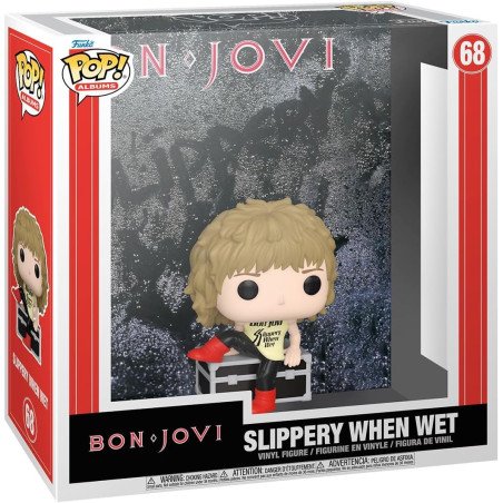 Bon Jovi POP! Albums Vinyl Figura Slippery When Wet 68