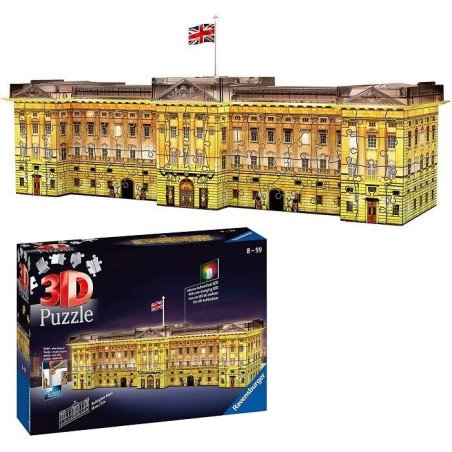 Ravensburger Puzzle 3D Night Edition  Buckingham Palace 216 piezas