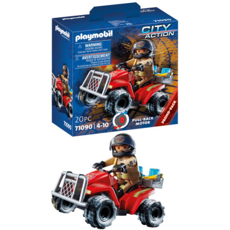 Bomberos Speed Quad 71090 Playmobil