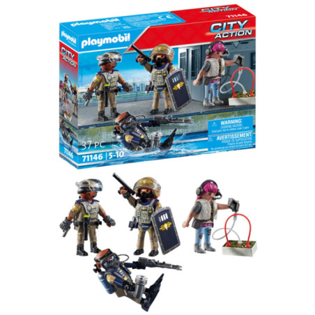 Set De Figuras Fuerzas Especiales 71146 Playmobil