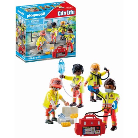 Equipo De Rescate City Life 71244 Playmobil