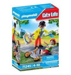 Paramédico Con Paciente City Life 71245 Playmobil