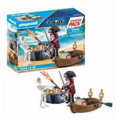 Starter Pack Pirata Con Bote De Remos 71254 Piratas Playmobi