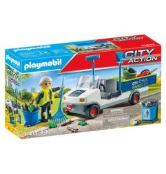 Limpieza Urbana Con Coche Eléctrico 71433 Playmobil