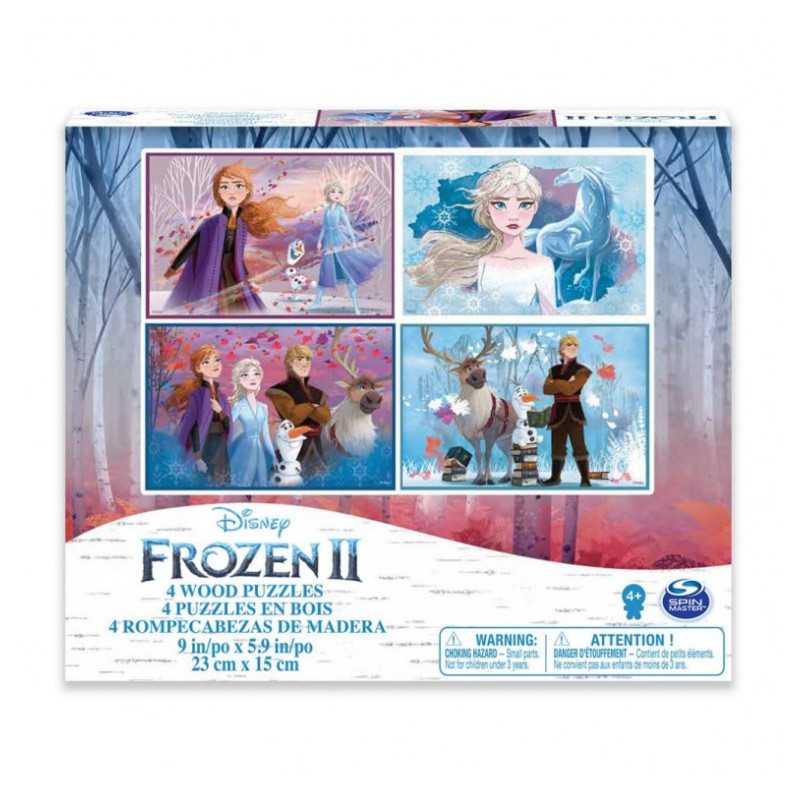 Puzzle Frozen II 4 rompecabezas de madera