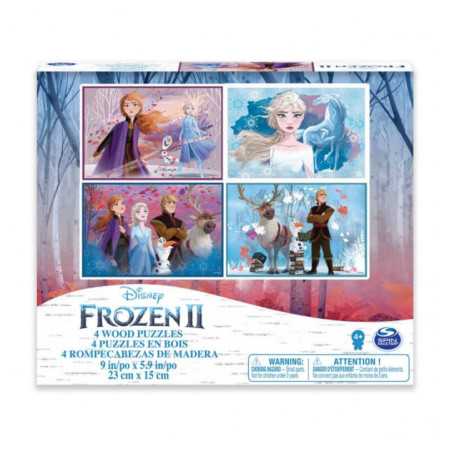 Ravensburger Puzzle Frozen II 4 rompecabezas de madera
