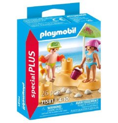 Niños Con Castillo De Arena Special Plus 71581 Playmobil