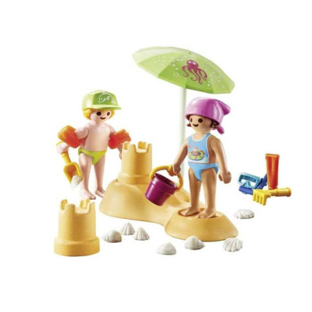 Niños Con Castillo De Arena Special Plus 71581 Playmobil
