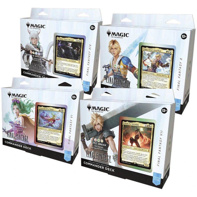 [INGLÉS] Magic The Gathering: Final Fantasy Pack de Mazos de Commander de Coleccionista