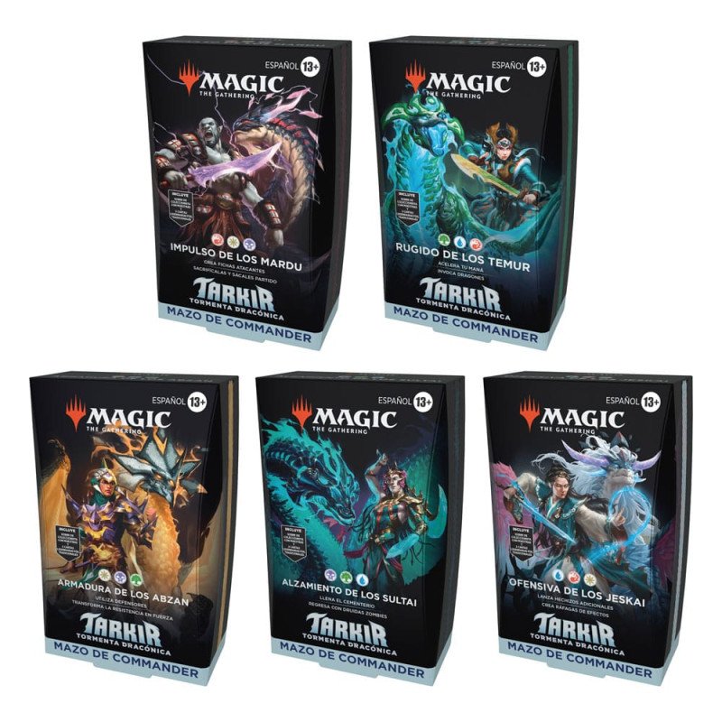 [PREORDER] [SPANISH] Magic the Gathering Tarkir: Dragonstorm Commander Pack (5)