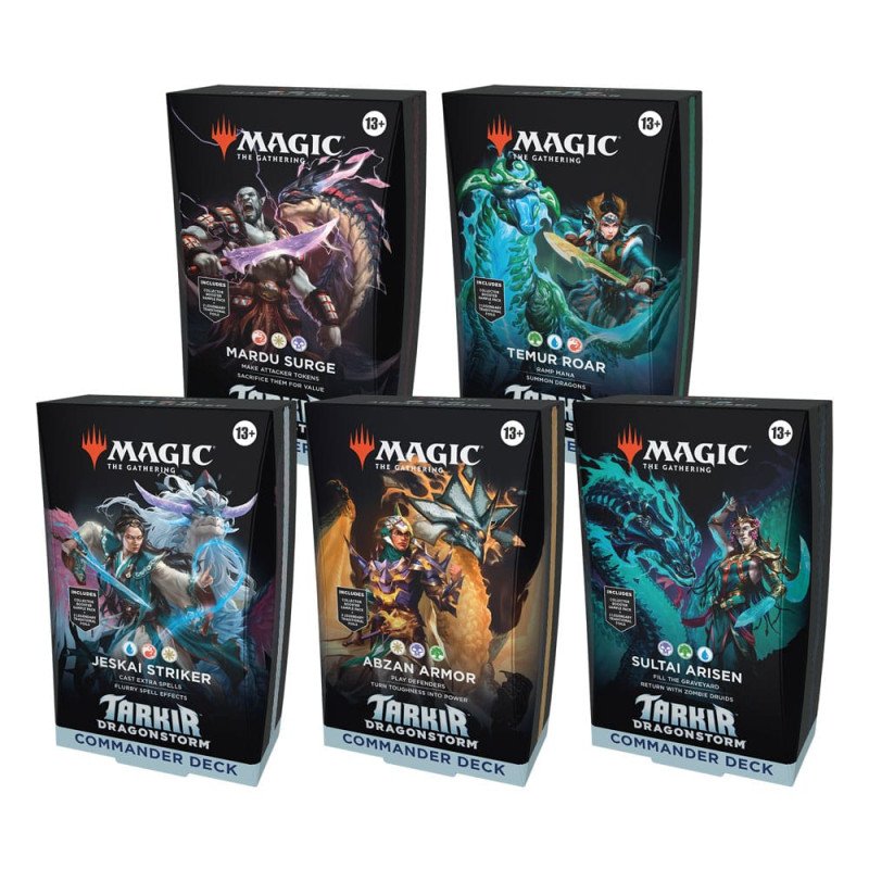 [PREORDER] [ENGLISH] Magic the Gathering Tarkir: Dragonstorm Commander Pack (5)