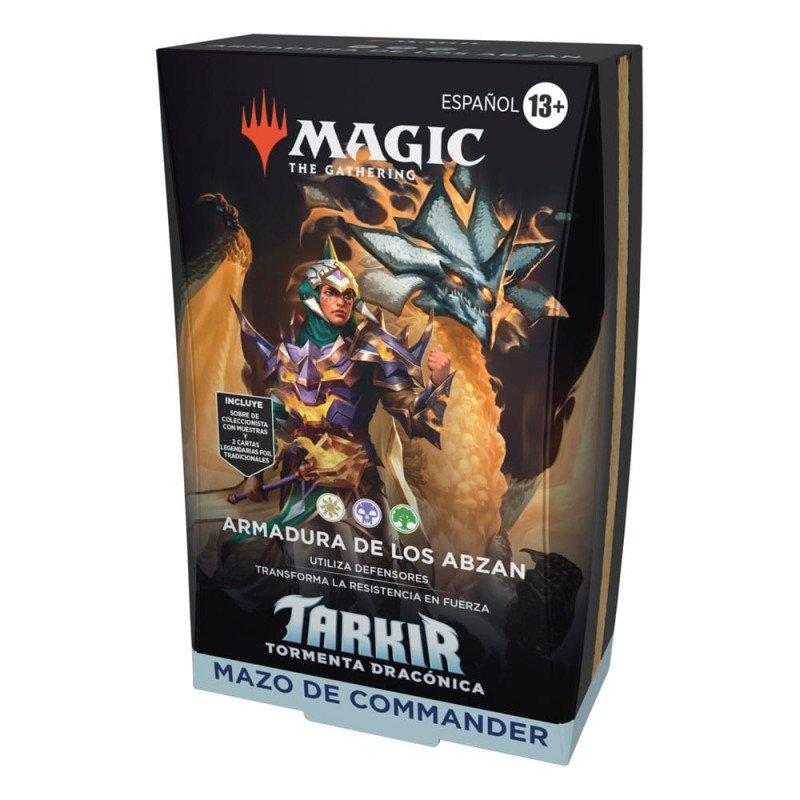 [PREORDER] [SPANISH] Magic the Gathering Tarkir: Dragon Storm Abzan Armor Commander Deck