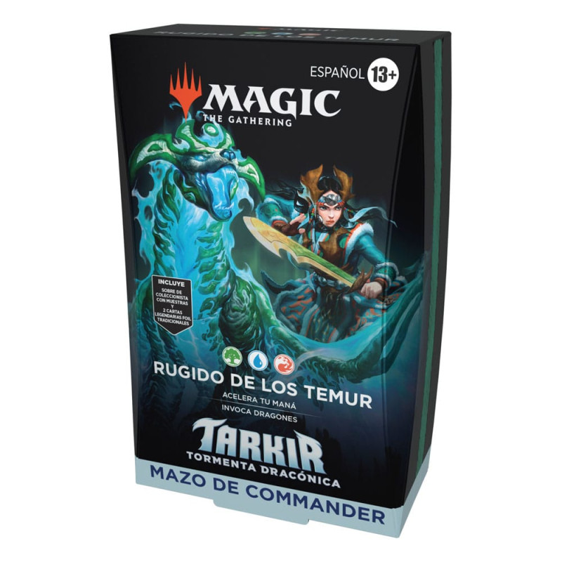 [ESPAÑOL] Magic the Gathering Tarkir: tormenta dracónica Rugido de los Temur Mazo de Commander
