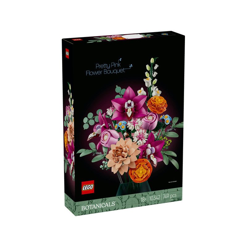 LEGO Botanicals 10342 Pretty Pink Flower Bouquet