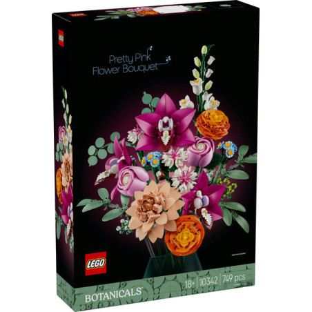 LEGO Botanicals 10342 Ramo de Flores Fantasía en Rosa