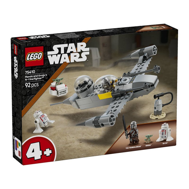 LEGO Star Wars 75410 Mando and Grogu's N-1 Starfighter