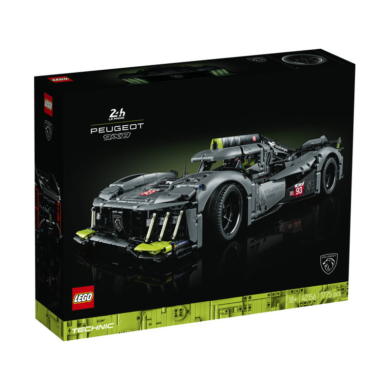LEGO Technic 42156 PEUGEOT 9X8 24H Le Mans Hybrid Hypercar LEGO Technic 42156 PEUGEOT 9X8 24H Le Mans Hybrid Hypercar