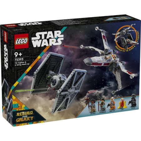 LEGO Star Wars 75393 Caza TIE y Ala-X Fusionados