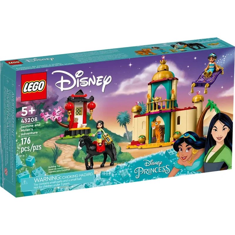 LEGO Disney 43208 Aventura de Jasmine y Mulán