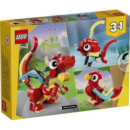 LEGO 31145 Dragón Rojo