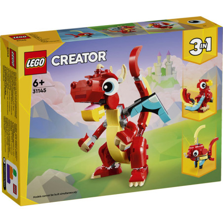 LEGO 31145 Dragón Rojo