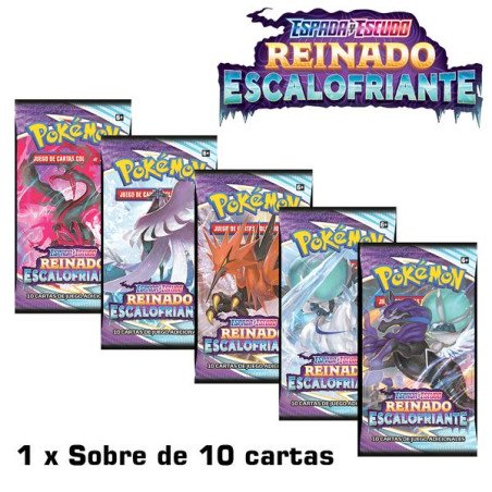 [SPANISH] Pokémon TCG Sword and Shield Chilling Reign Booster