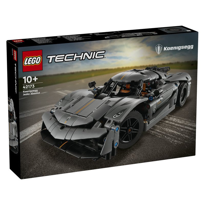 LEGO Technic 42173 Hipercoche Koenigsegg Jesko Absolut Gris