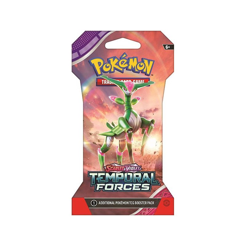 [INGLÉS] Pokémon TCG Escarlata y Púrpura Temporal Forces Sobre Emblistado